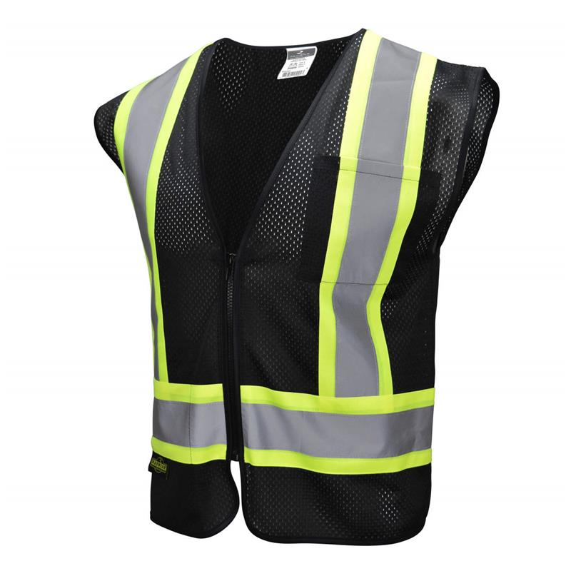 BLACK TWO-TONE TYPE 1 MESH VEST - Class 1 Garments